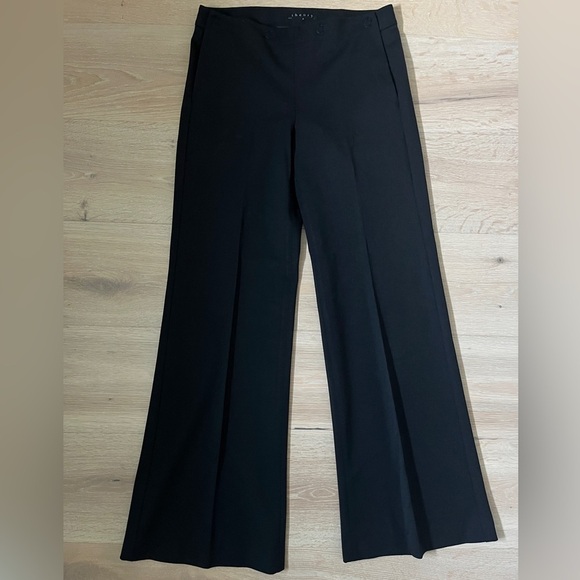 Vince Black Wool Wide Leg Pants Sz 8 *L30 - Picture 1 of 3